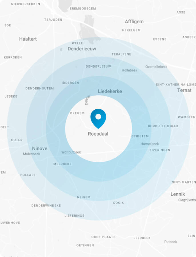 Carte de la zone d'intervention